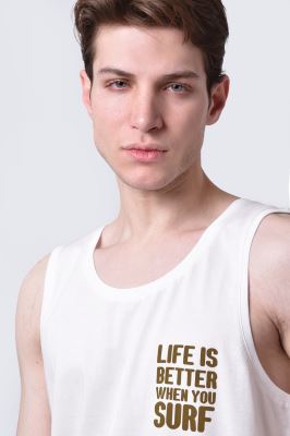 تاپ تیشرتی چاپی مردانه