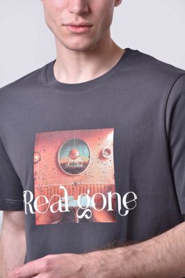 تیشرت آستین کوتاه چاپی مردانه