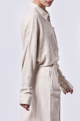 شومیز آستین بلند راه راه زنانه