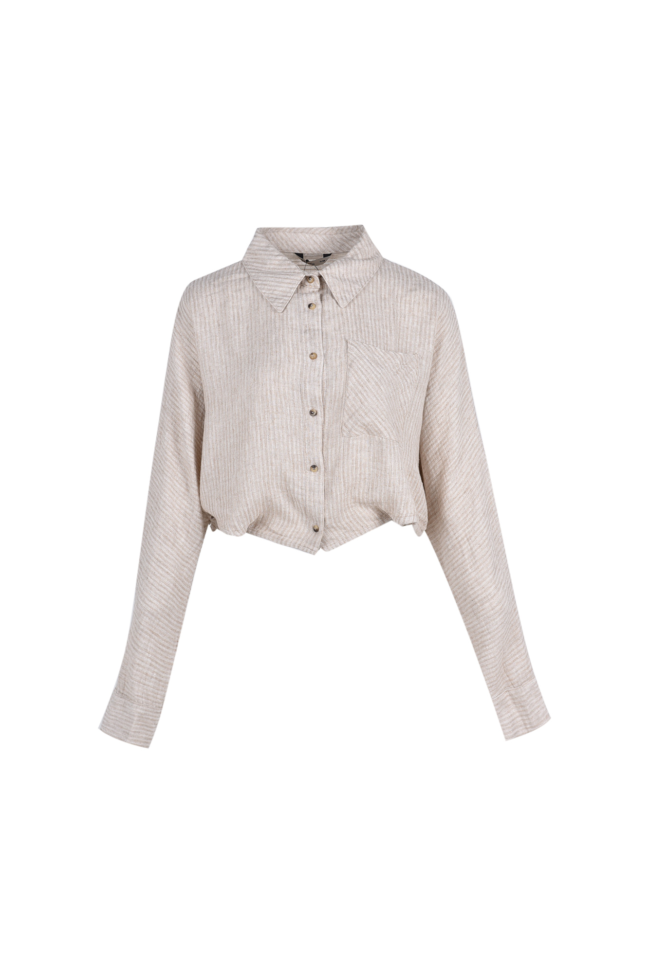 شومیز آستین بلند راه راه زنانه