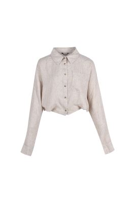 شومیز آستین بلند راه راه زنانه