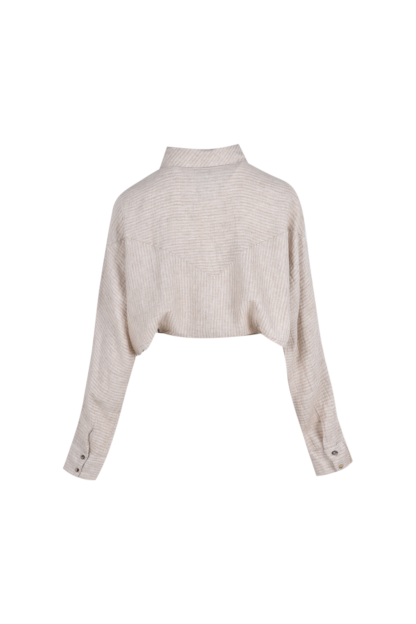 شومیز آستین بلند راه راه زنانه