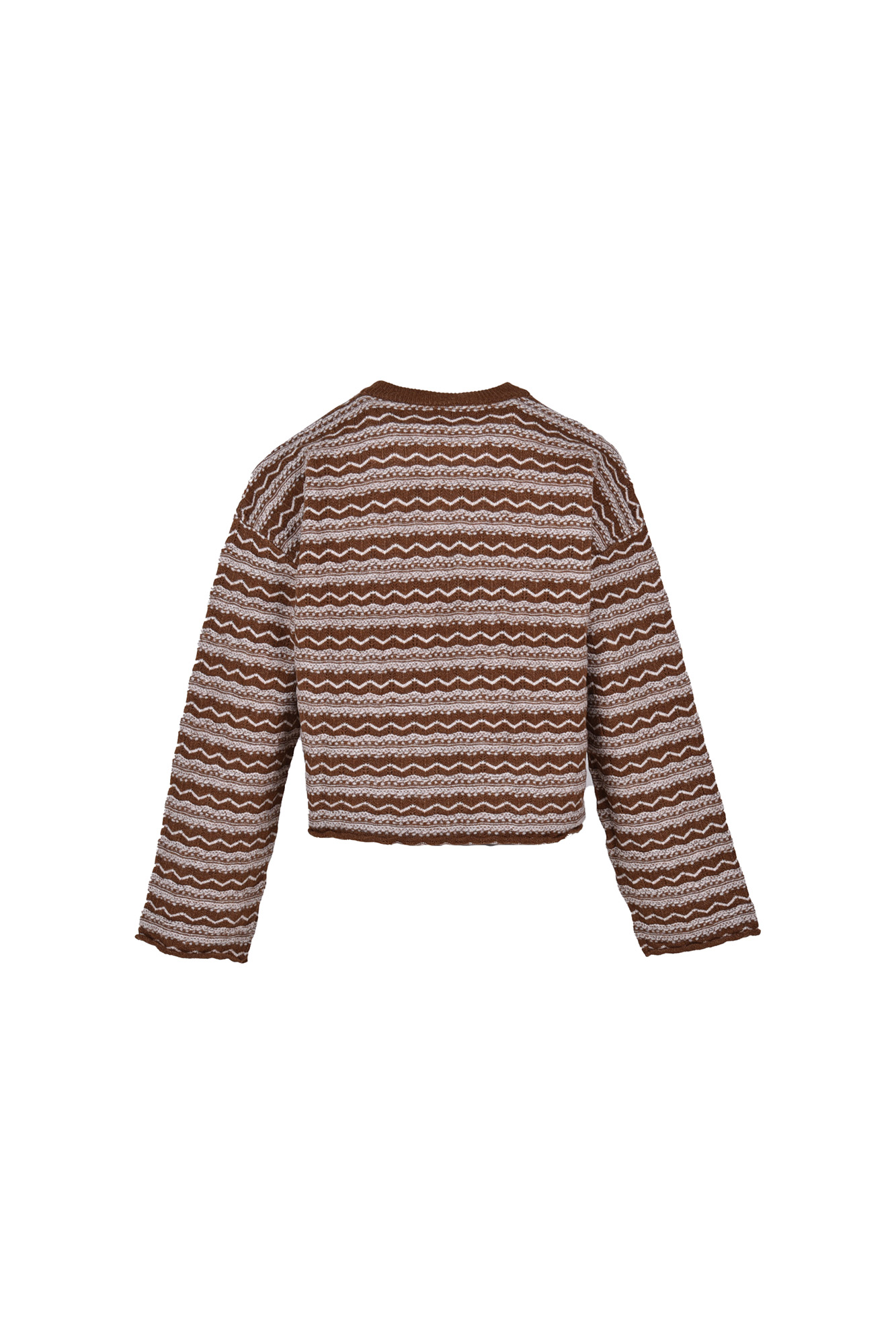 پلیور بافت طرحدار زنانه