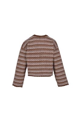 پلیور بافت طرحدار زنانه