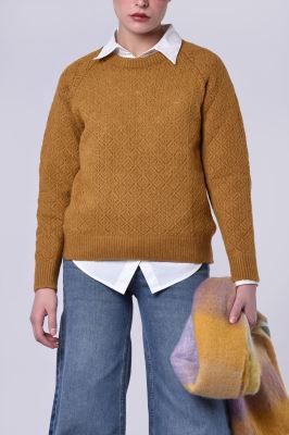 پلیور بافت ژاکارد زنانه