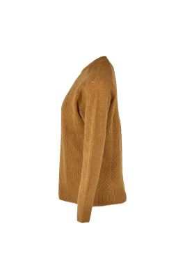 پلیور بافت ژاکارد زنانه