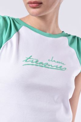 تاپ تیشرتی چاپی زنانه