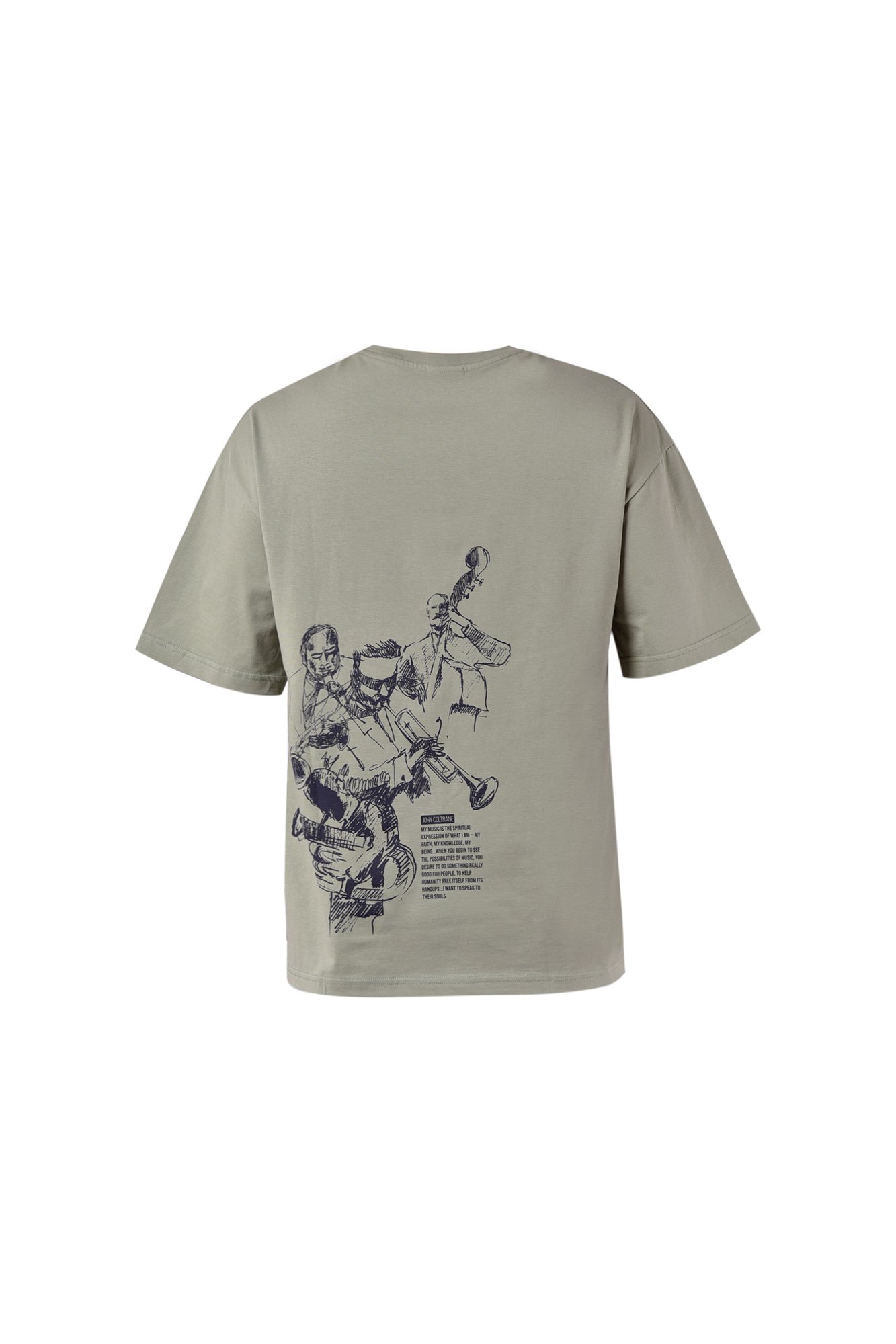 تیشرت آستین کوتاه چاپی مردانه