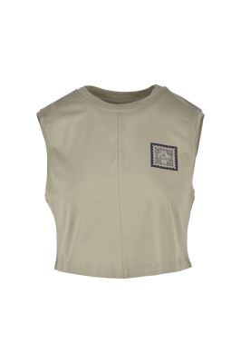 تاپ تیشرتی چاپی زنانه