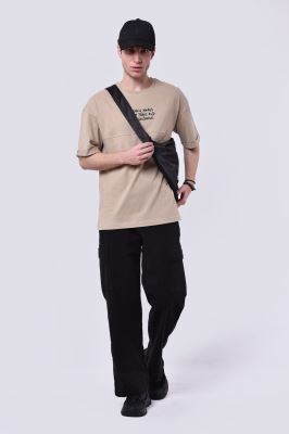 تیشرت آستین کوتاه چاپی مردانه