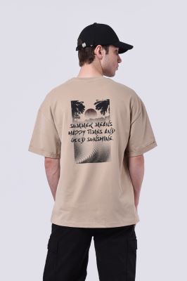 تیشرت آستین کوتاه چاپی مردانه