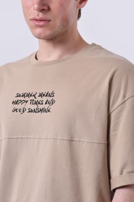 تیشرت آستین کوتاه چاپی مردانه