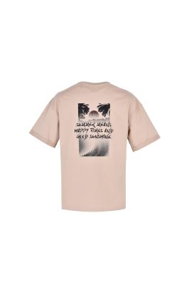 تیشرت آستین کوتاه چاپی مردانه