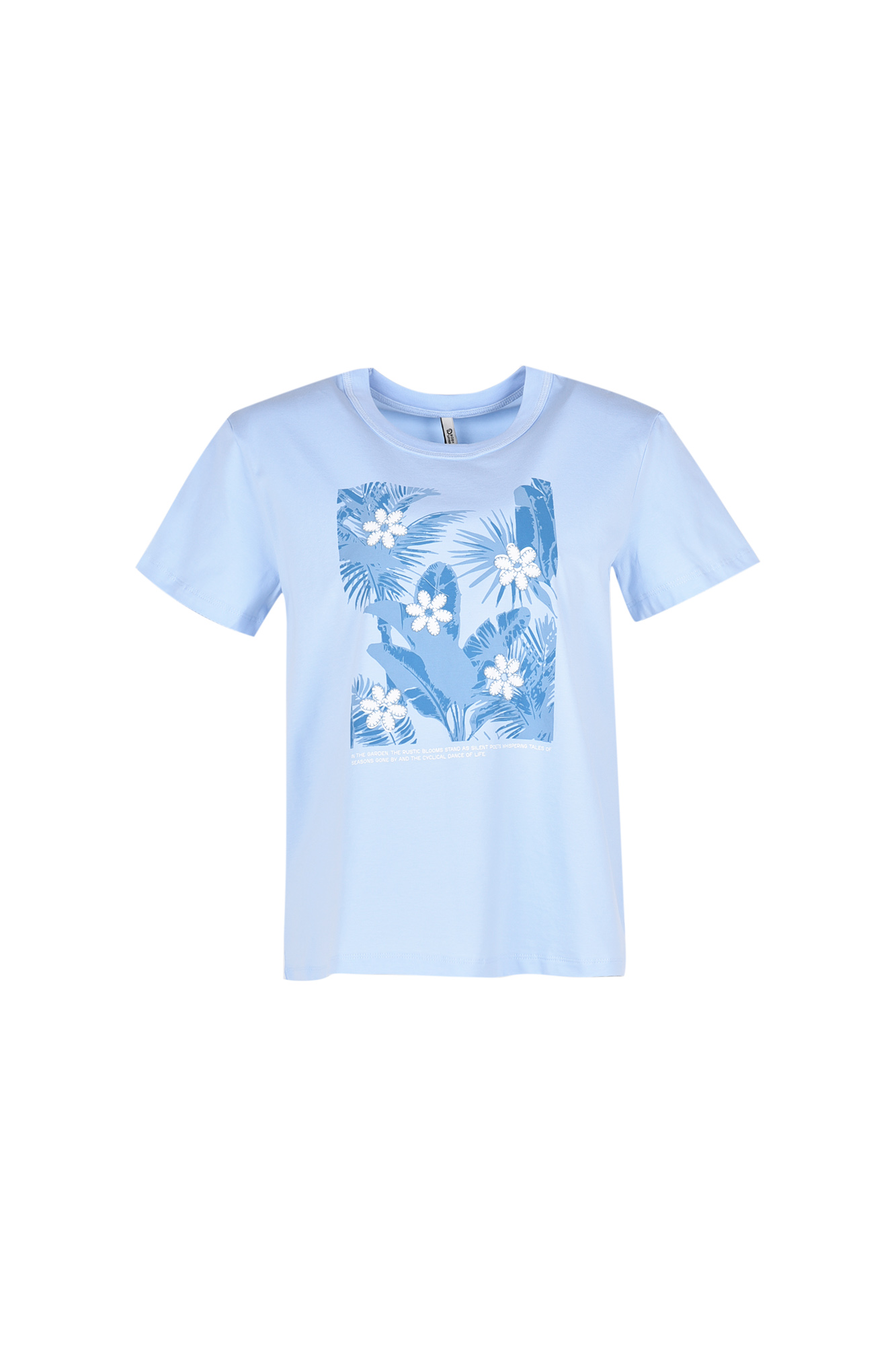 تیشرت آستین کوتاه چاپی زنانه