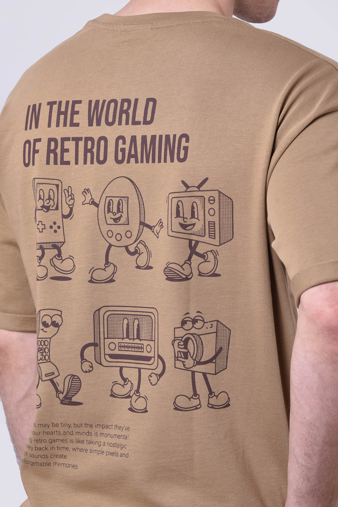 تیشرت آستین کوتاه چاپی مردانه