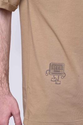 تیشرت آستین کوتاه چاپی مردانه