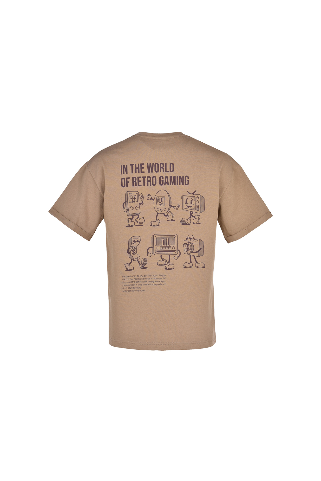 تیشرت آستین کوتاه چاپی مردانه