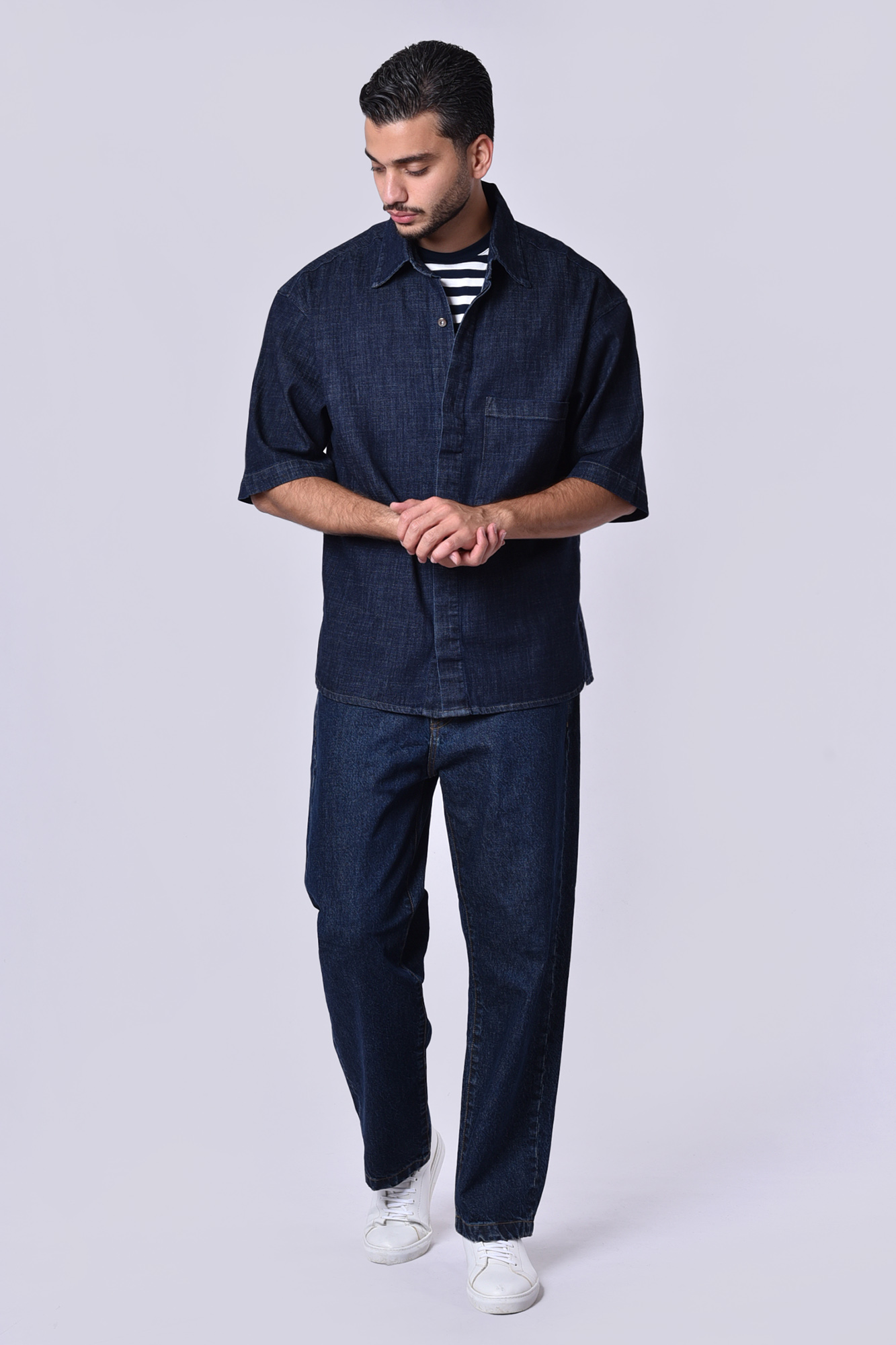 اورشرت آستین کوتاه ساده مردانه