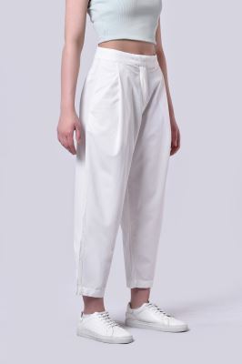 شلوار پارچه ای ساده زنانه