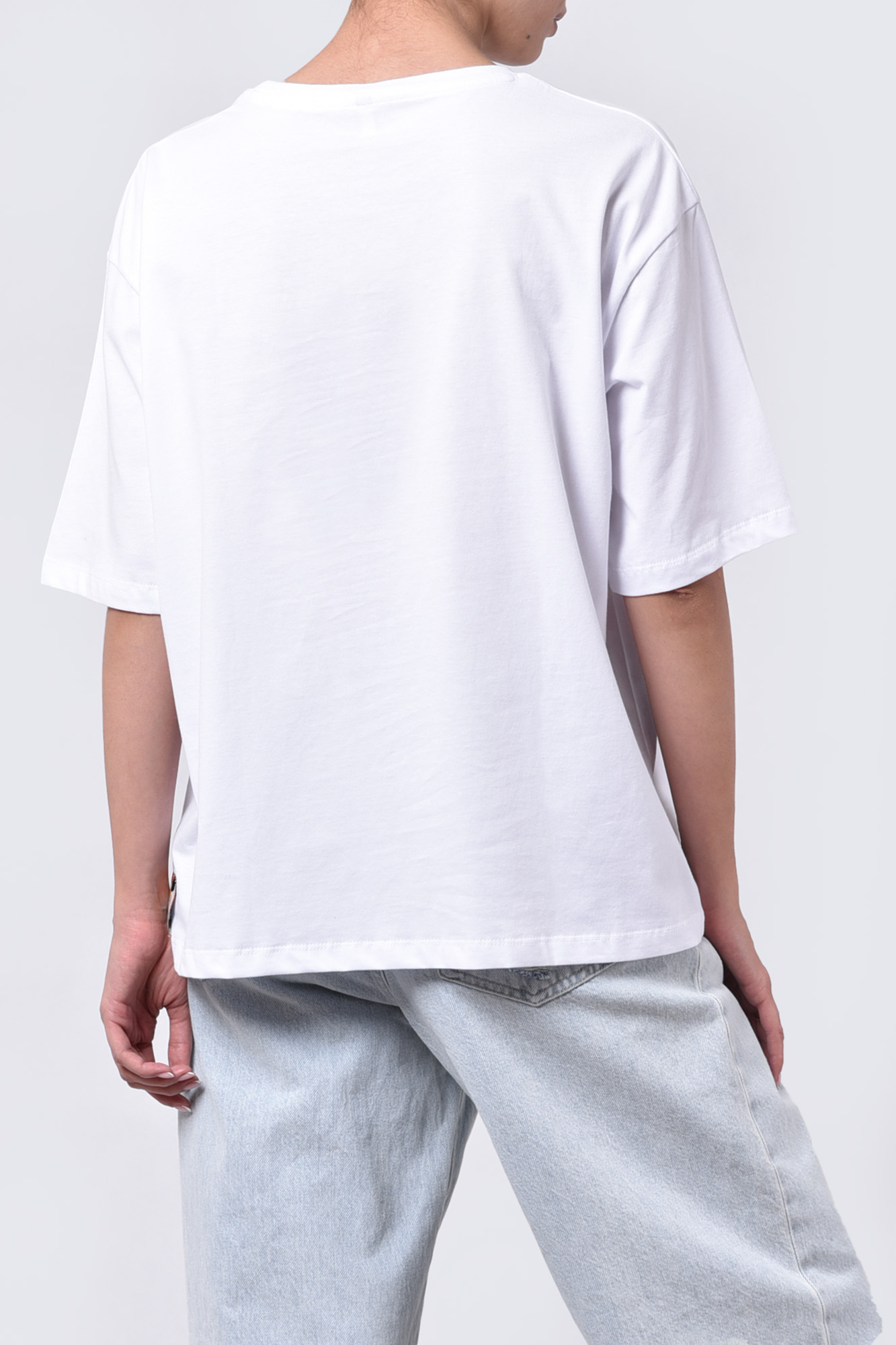 تیشرت آستین کوتاه چاپی زنانه