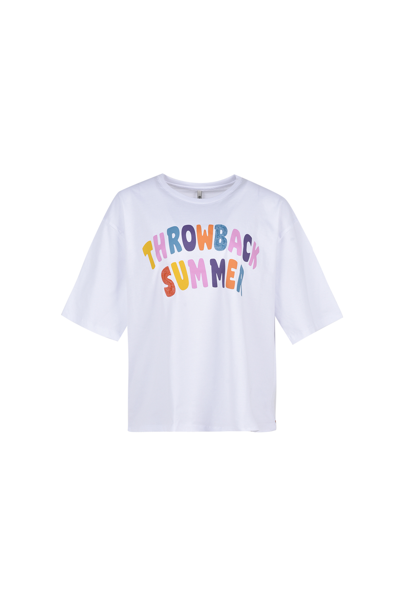 تیشرت آستین کوتاه چاپی زنانه