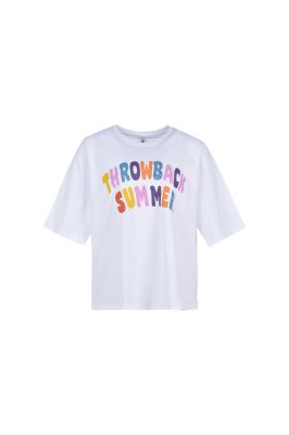 تیشرت آستین کوتاه چاپی زنانه