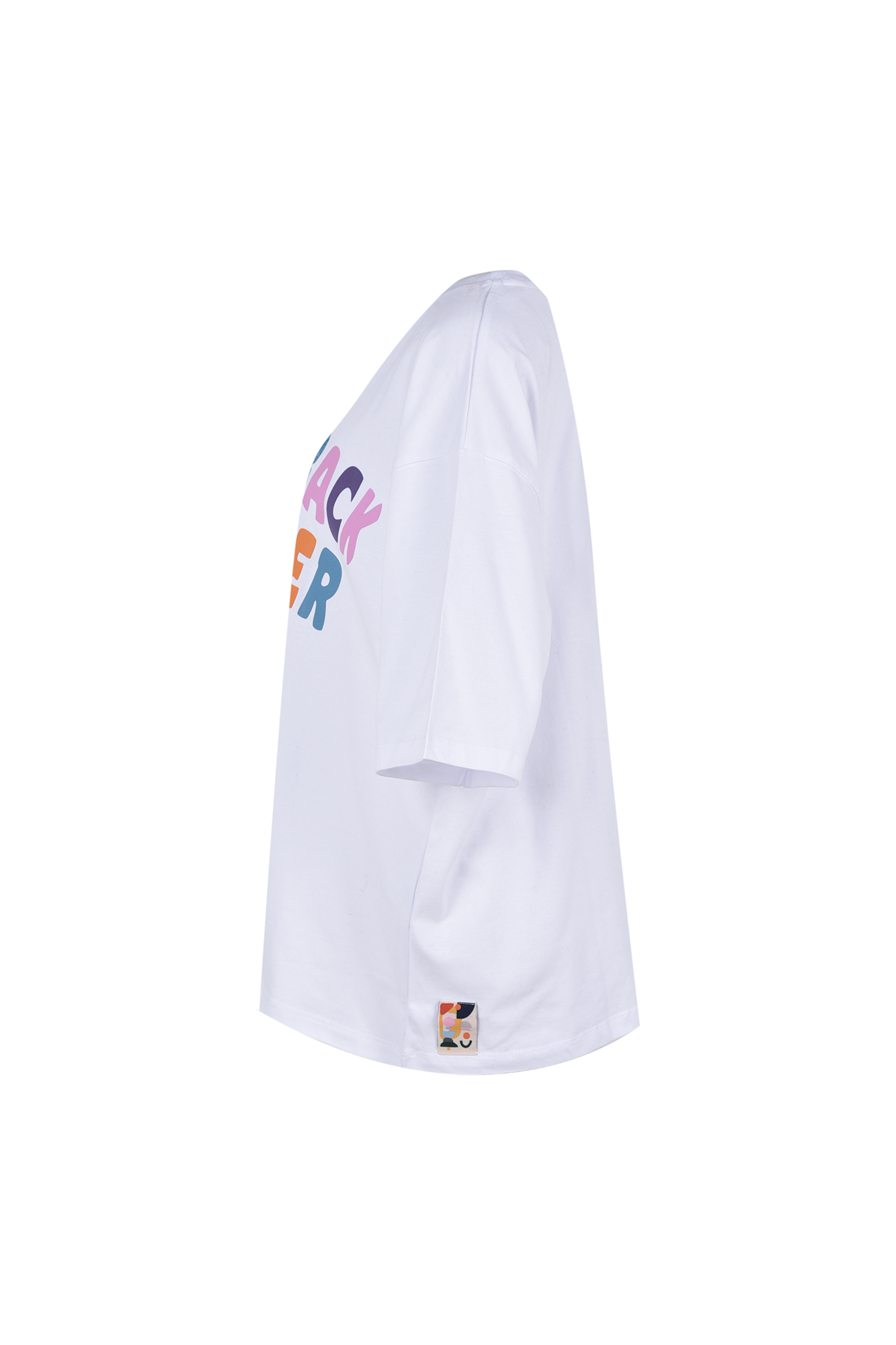 تیشرت آستین کوتاه چاپی زنانه