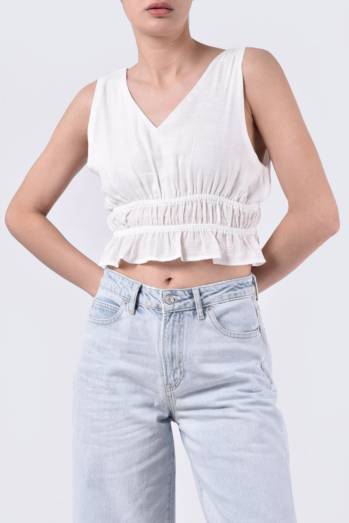 تاپ پیراهنی ساده زنانه