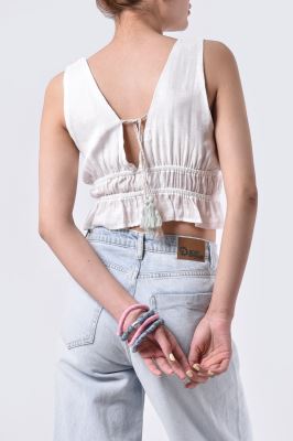 تاپ پیراهنی ساده زنانه