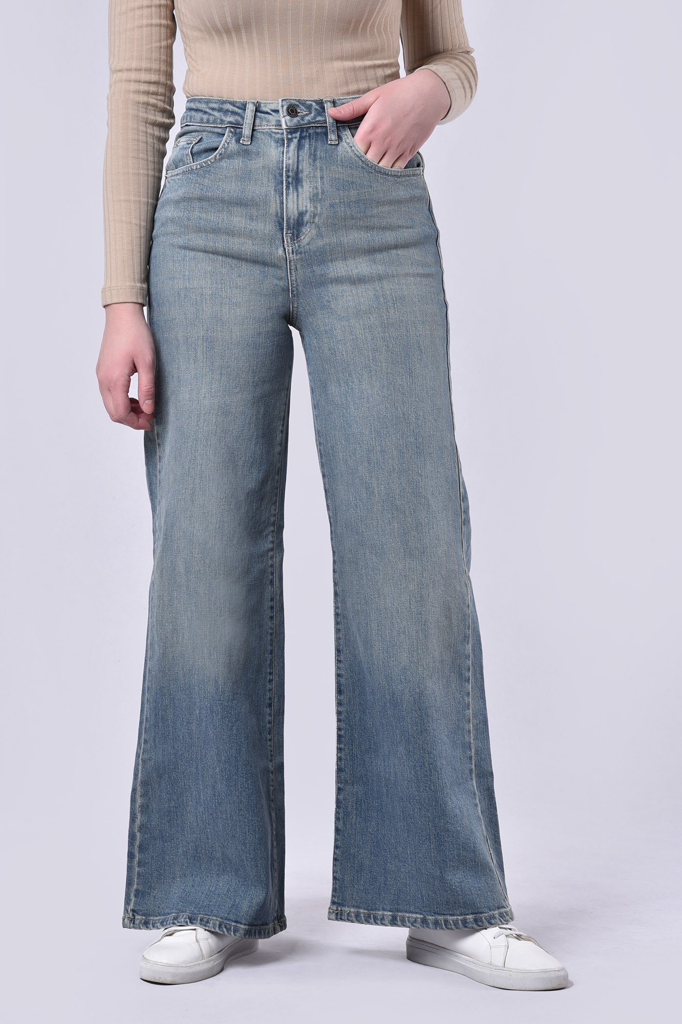 شلوار جین واید