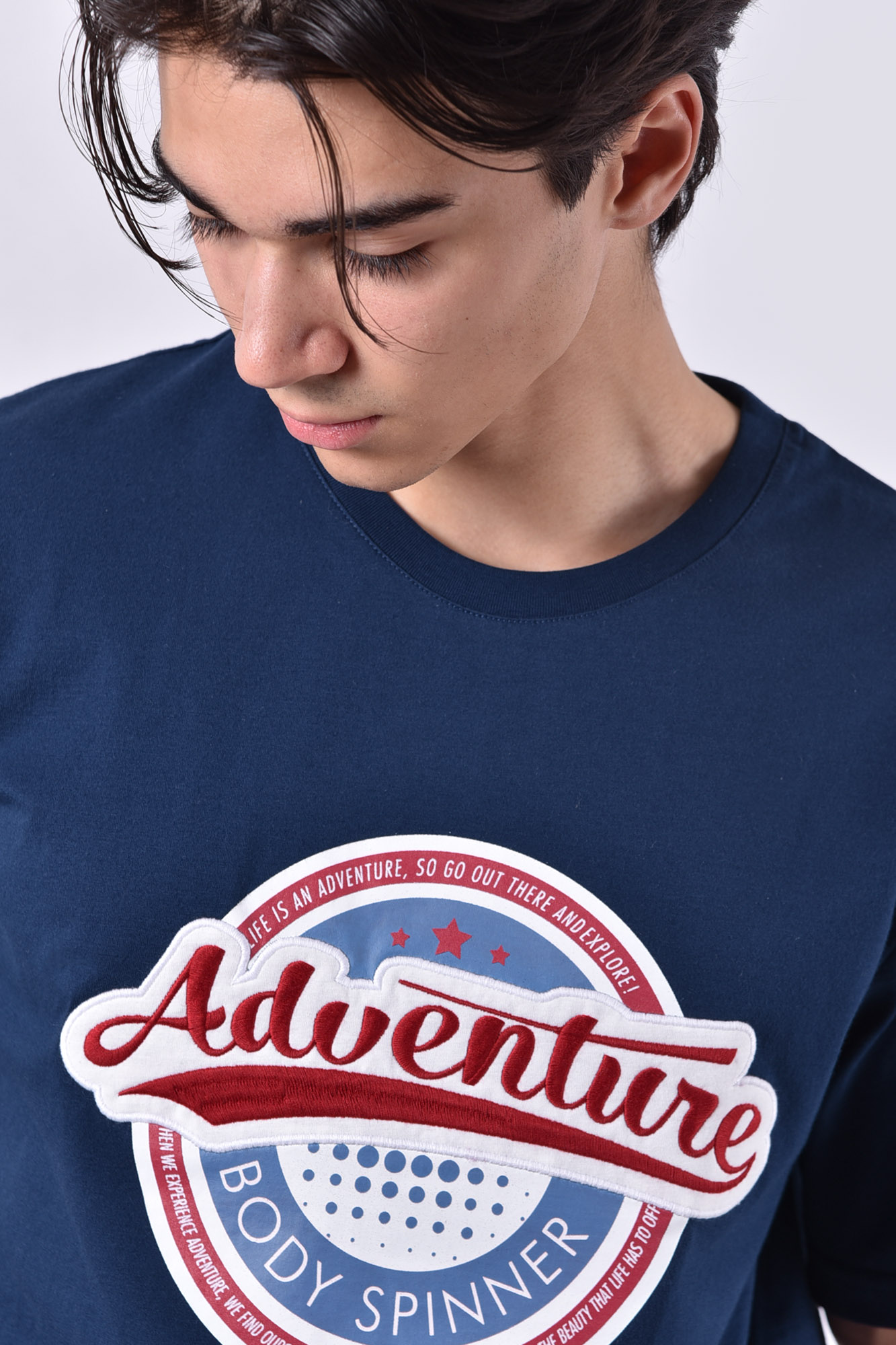 تیشرت آستین کوتاه چاپی مردانه