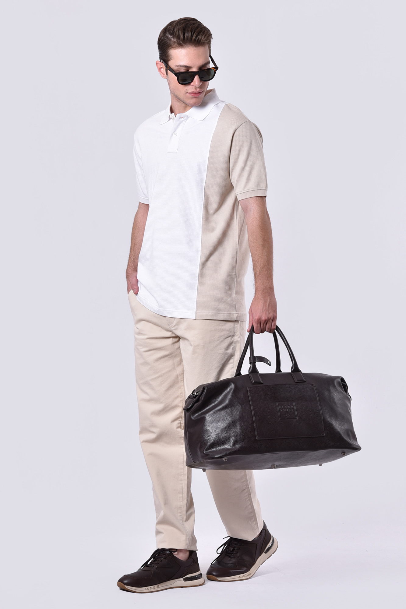 پولوشرت آستین کوتاه ساده مردانه