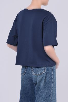 تیشرت آستین کوتاه گلدوزی زنانه