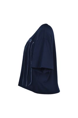 تیشرت آستین کوتاه گلدوزی زنانه