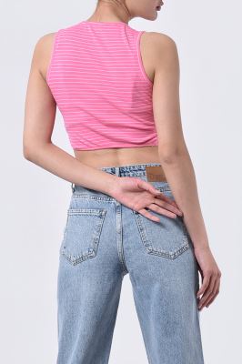 تاپ تیشرتی راه راه زنانه