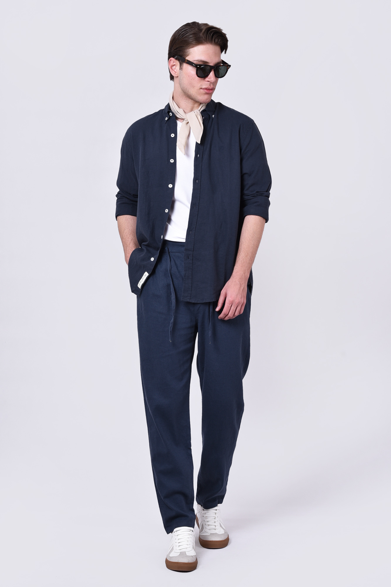 شلوار پارچه ای ساده مردانه