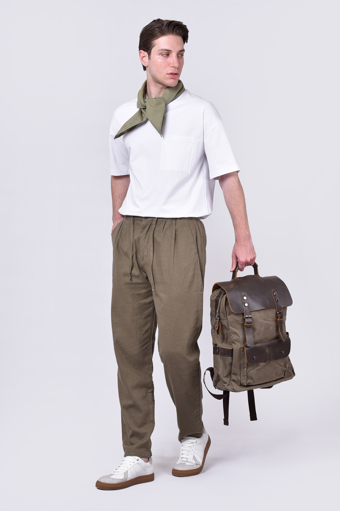 شلوار پارچه ای ساده مردانه