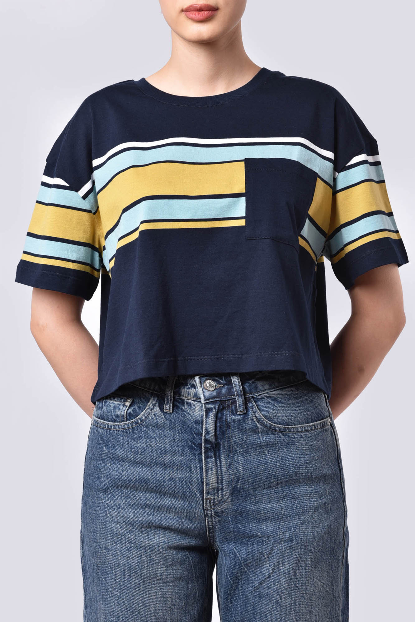 تیشرت آستین کوتاه رینگر زنانه