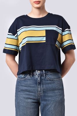 تیشرت آستین کوتاه رینگر زنانه