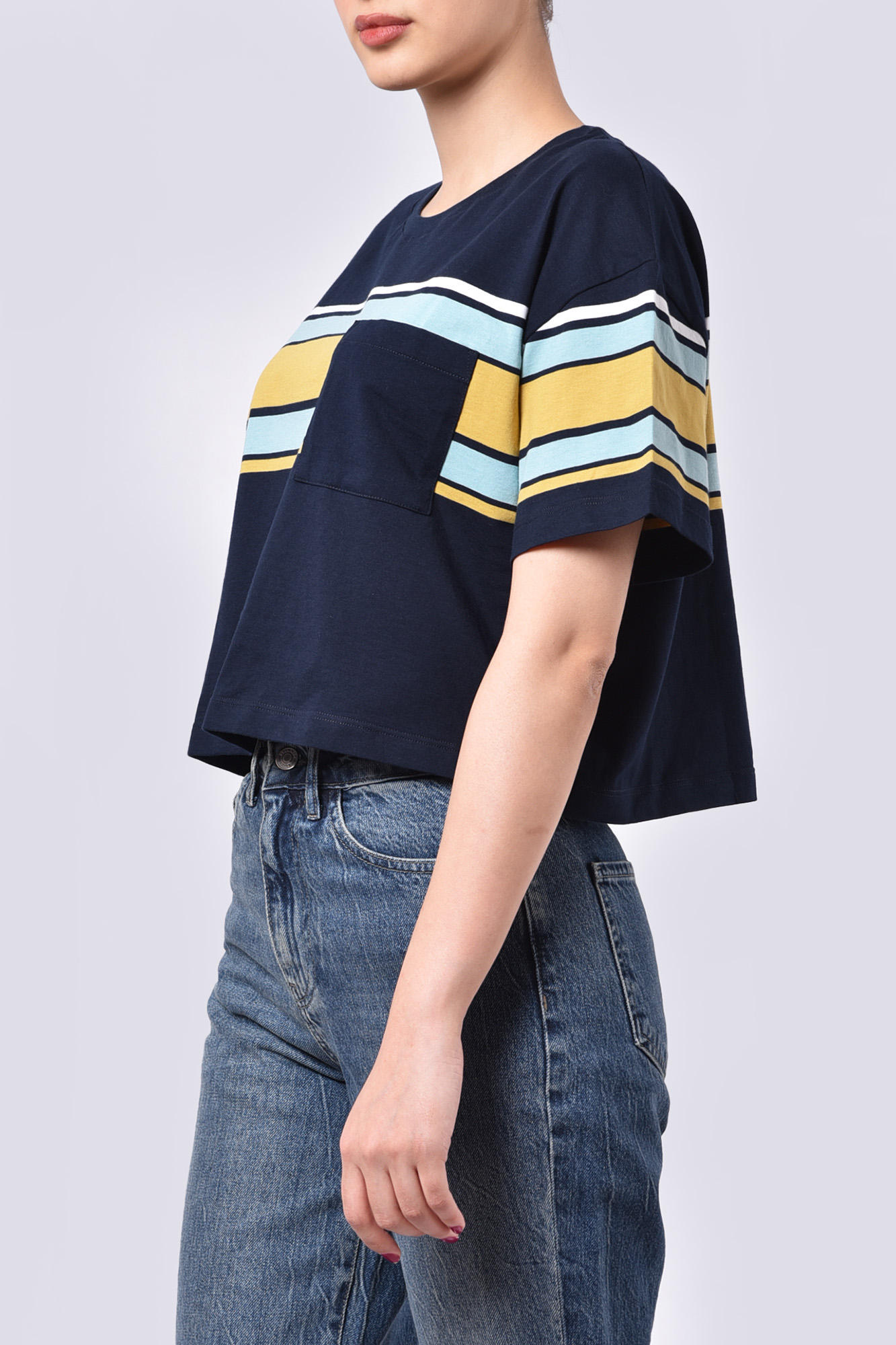 تیشرت آستین کوتاه رینگر زنانه