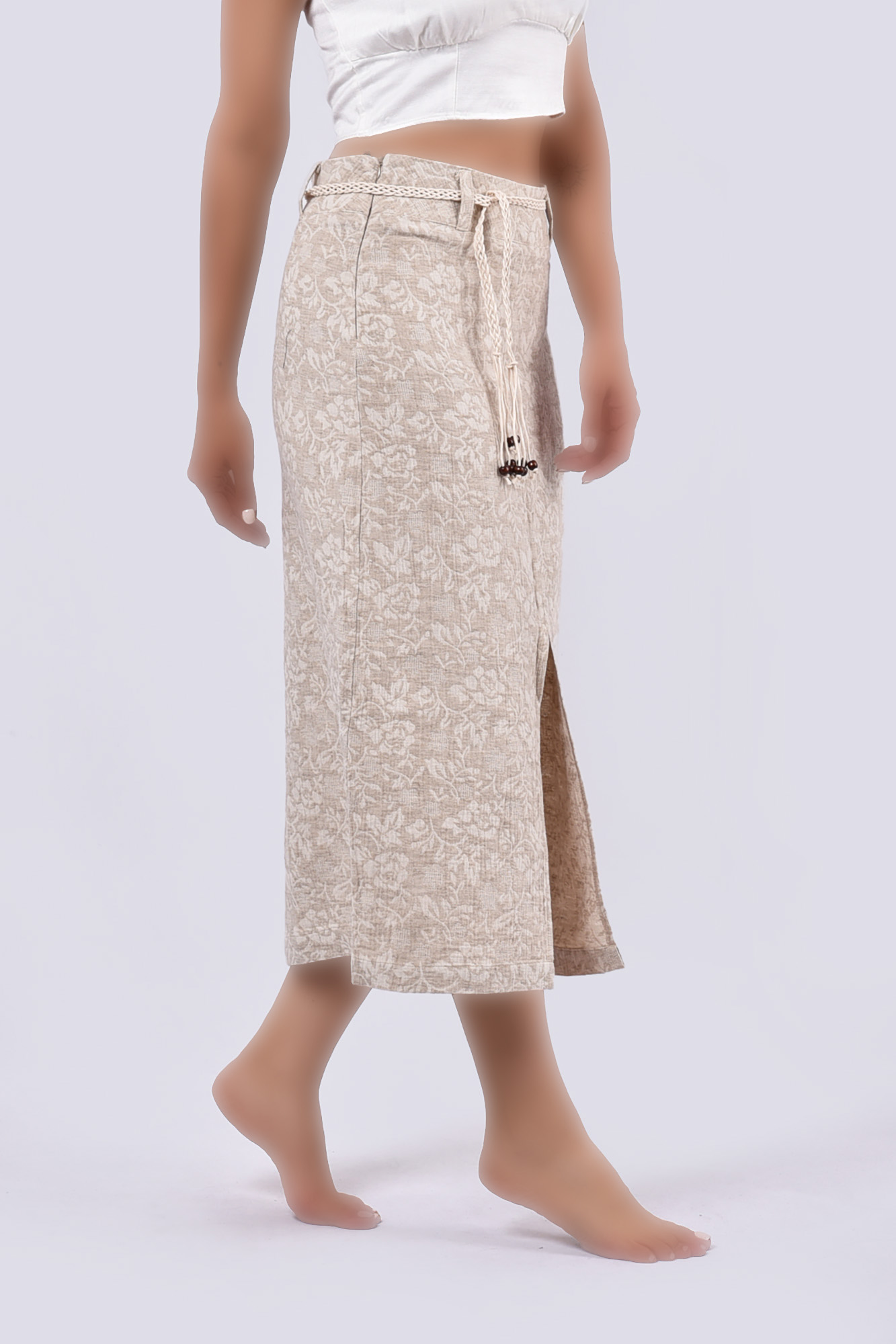 دامن بلند طرحدار زنانه