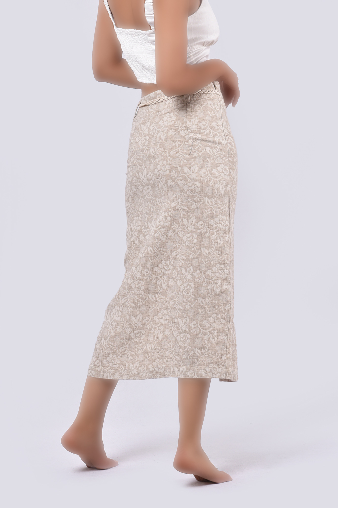 دامن بلند طرحدار زنانه