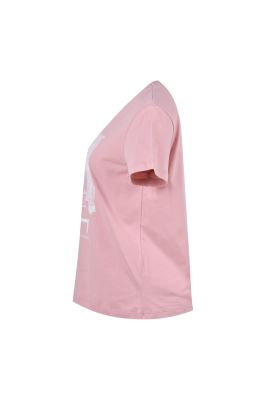 تیشرت آستین کوتاه چاپی زنانه