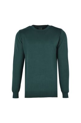 بافت یقه گرد ساده