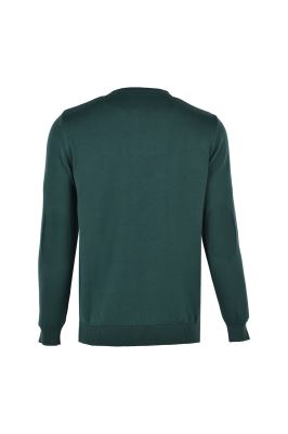 بافت یقه گرد ساده