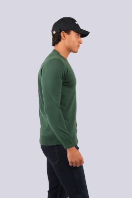 بافت یقه گرد ساده