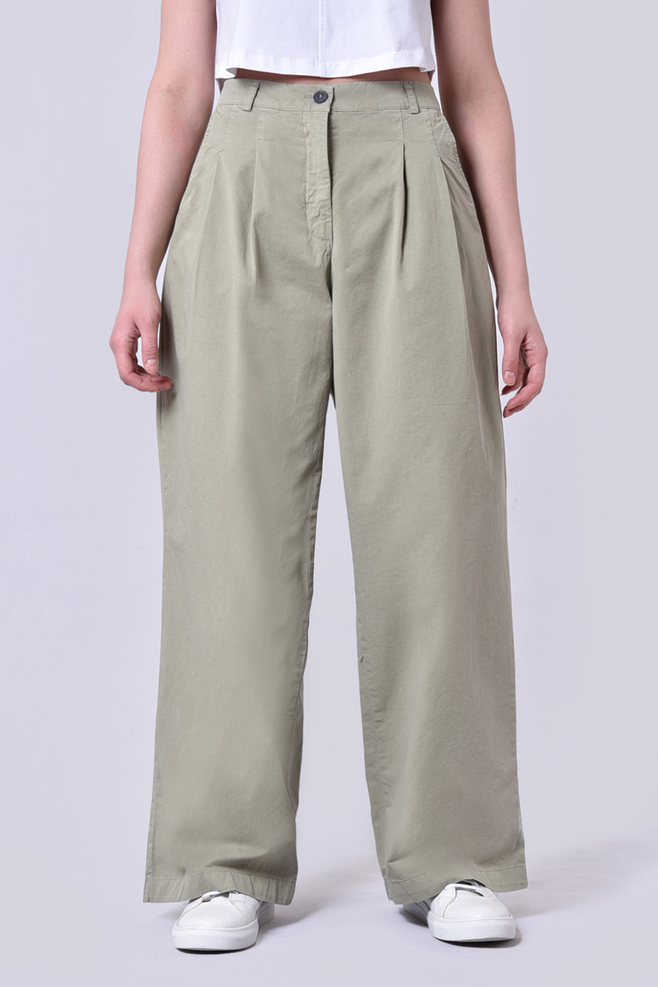 شلوار کتان ساده زنانه