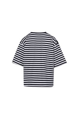 تیشرت آستین کوتاه راه راه زنانه