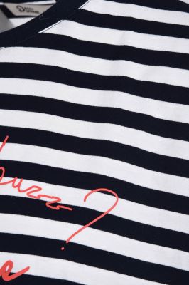 تیشرت آستین کوتاه راه راه زنانه