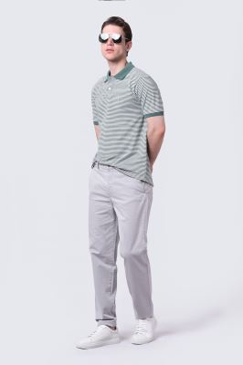 پولوشرت آستین کوتاه راه راه مردانه